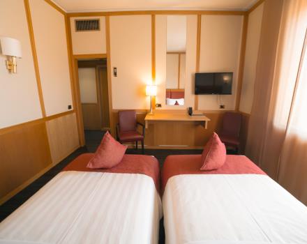 Comfort twin room-Hotel President Rome 4 star hotel
